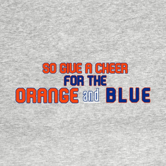 Orange and Blue by Pretty Good Shirts